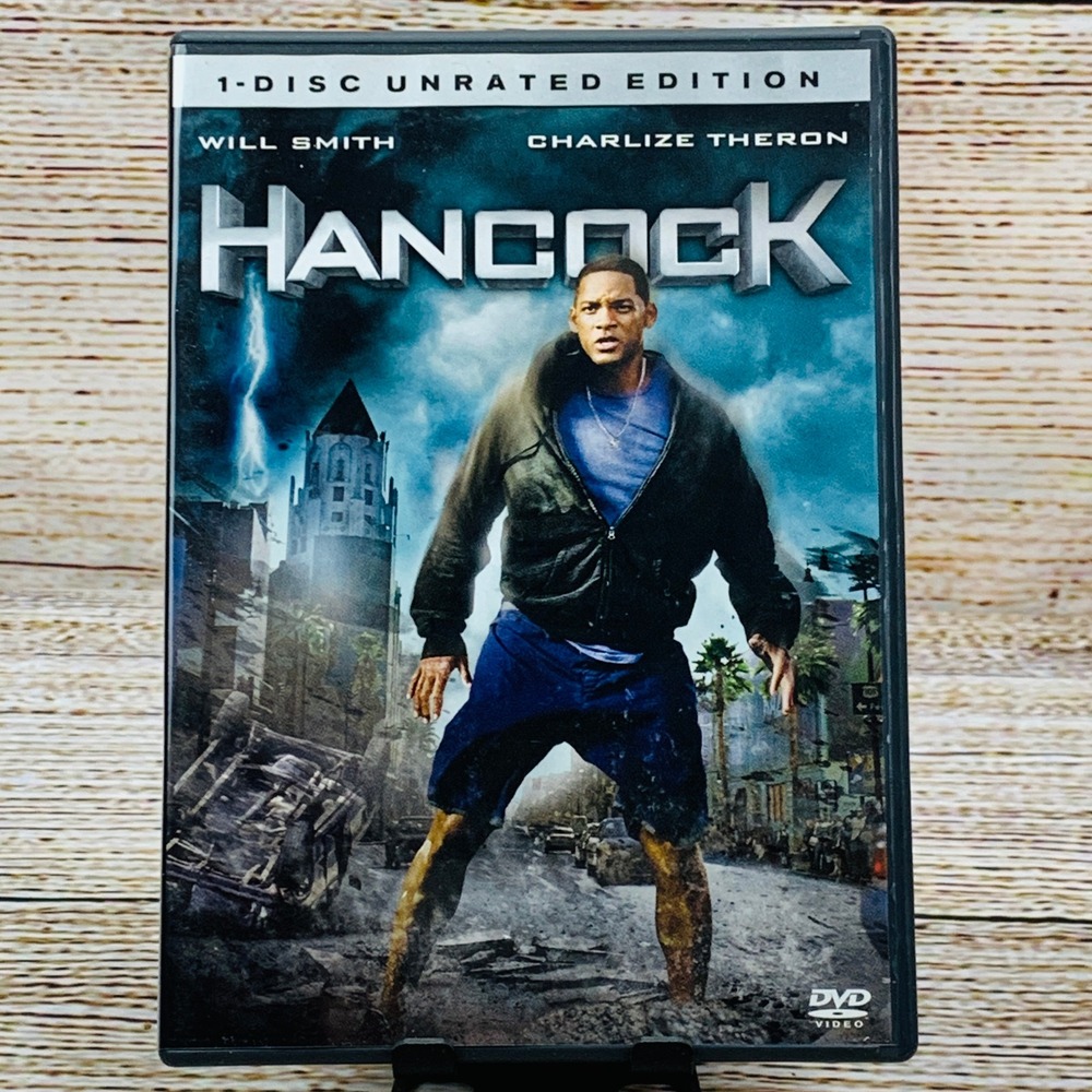 Hancock [2008 DVD] Will Smith Charlize‎ Theron 1-Disc Unrated Edition